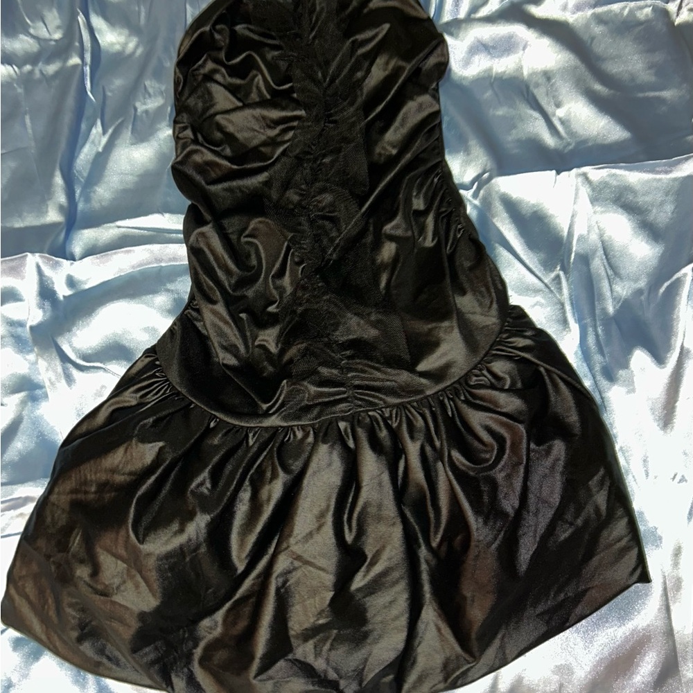 Black Strapless Costume Dress